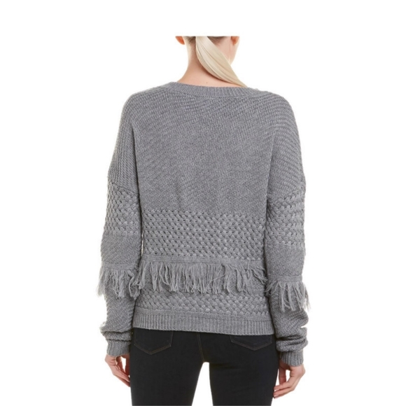 NWT BB Dakota Candace Fringe Sweater Sz. Small - Picture 2 of 8